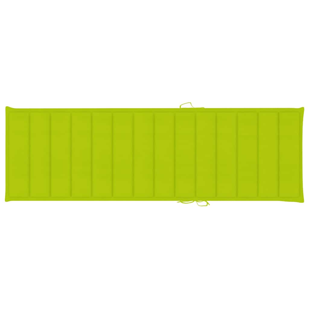 Sonnenliegen 2 Stk. mit Tisch und Auflagen Massivholz Akazie