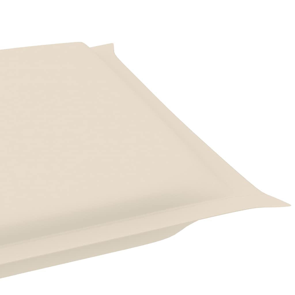Sonnenliegen 2 Stk. mit Auflagen Massivholz Akazie