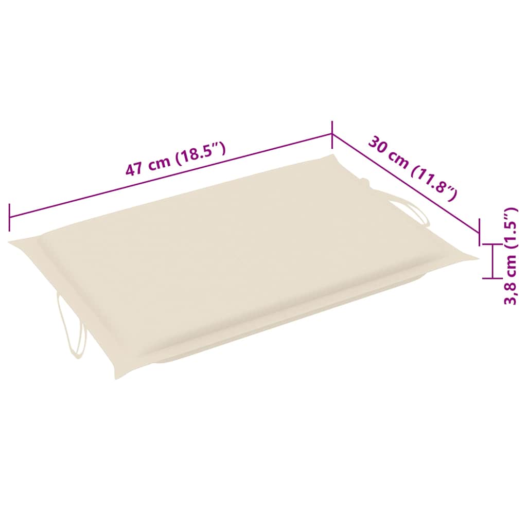 Sonnenliegen 2 Stk. mit Auflagen Massivholz Akazie