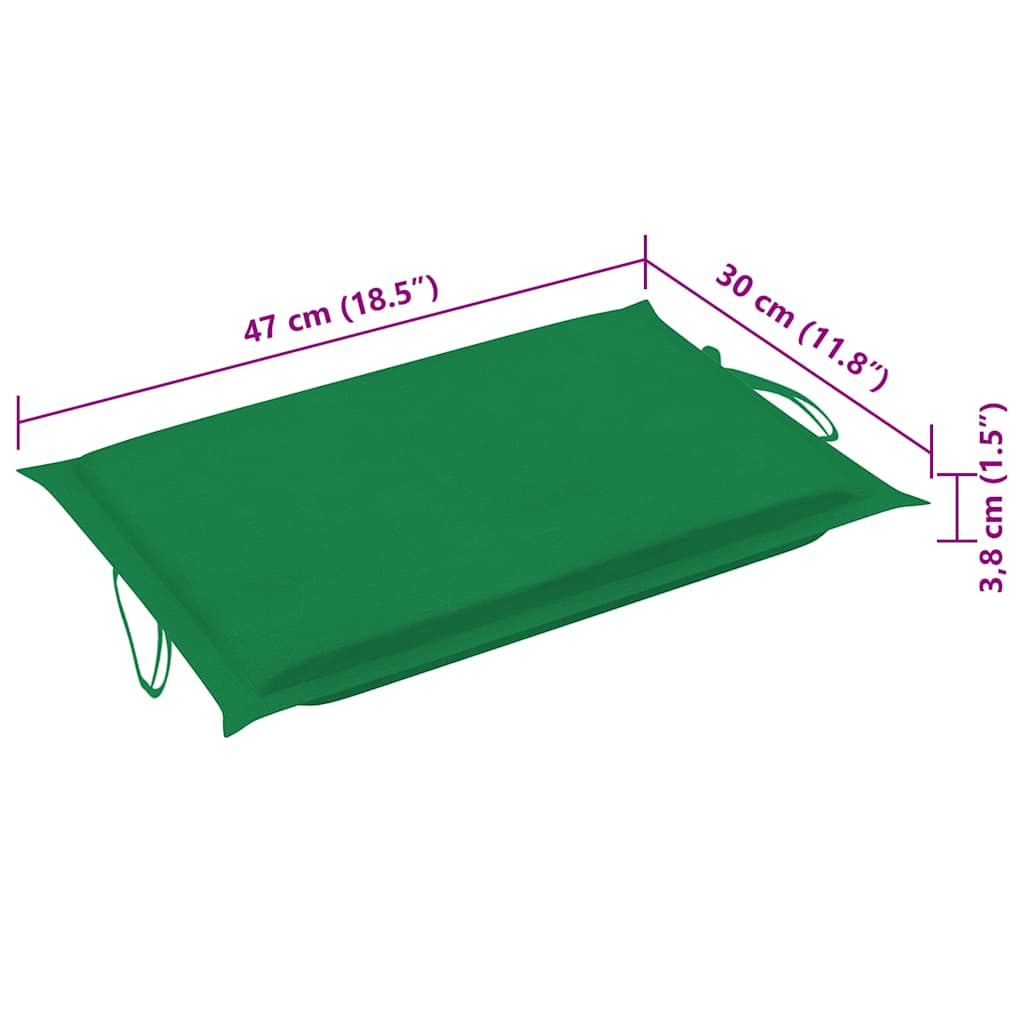Sonnenliegen 2 Stk. mit Auflagen Massivholz Akazie