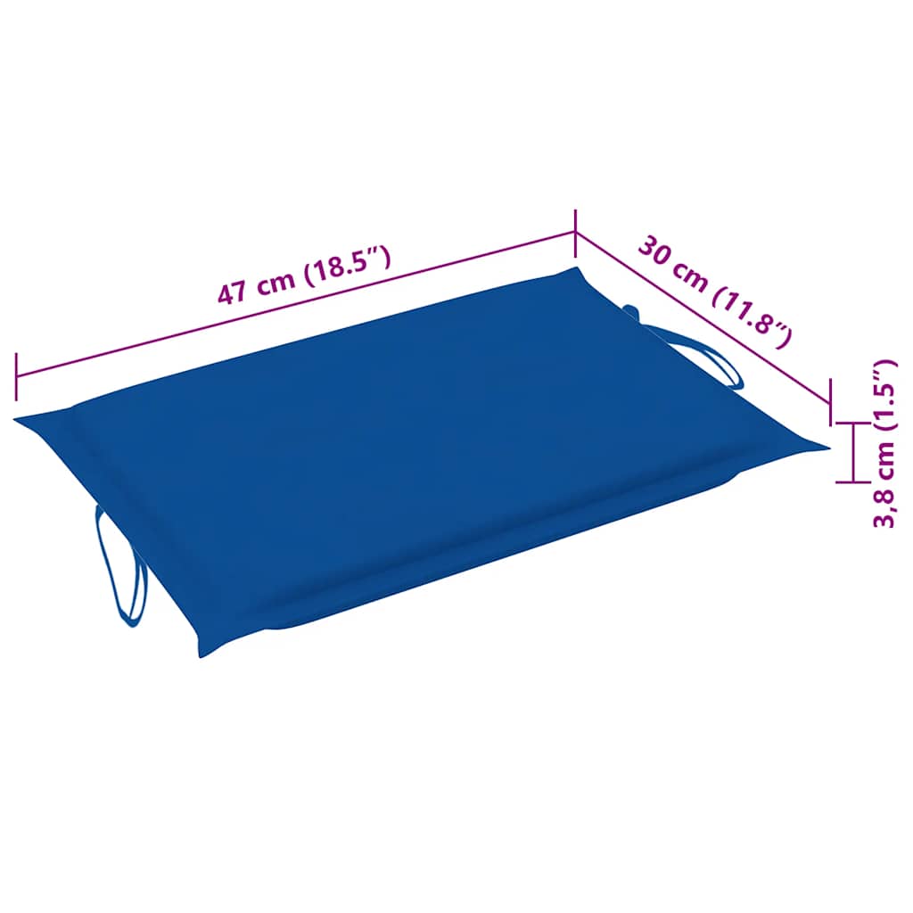 Sonnenliegen 2 Stk. mit Auflagen Massivholz Akazie