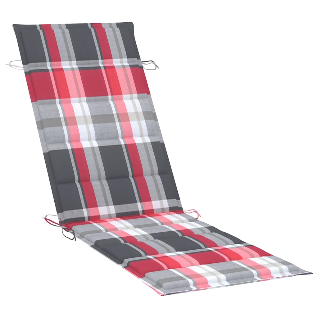 Sun loungers 2 pcs. with cushions solid wood acacia
