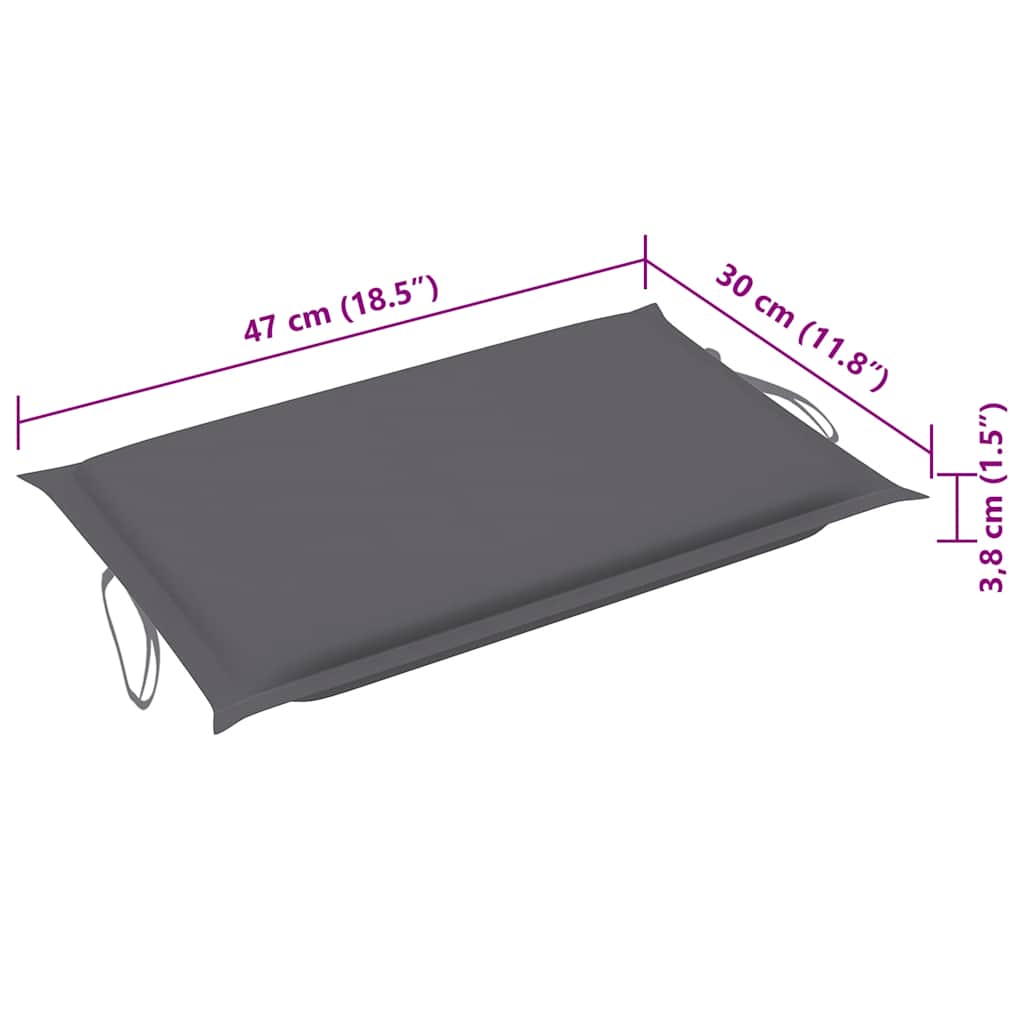 Sonnenliegen 2 Stk. mit Tisch und Auflagen Massivholz Akazie