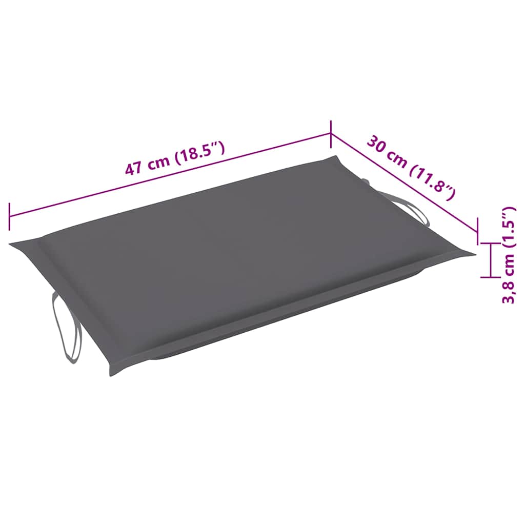 Sonnenliegen 2 Stk. mit Tisch und Auflagen Massivholz Akazie