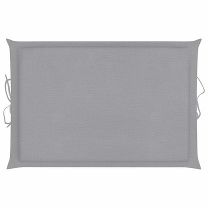 Sonnenliegen 2 Stk. mit Tisch und Auflagen Massivholz Akazie