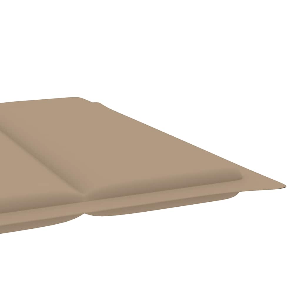 Sonnenliegen 2 Stk. mit Tisch und Auflagen Massivholz Akazie