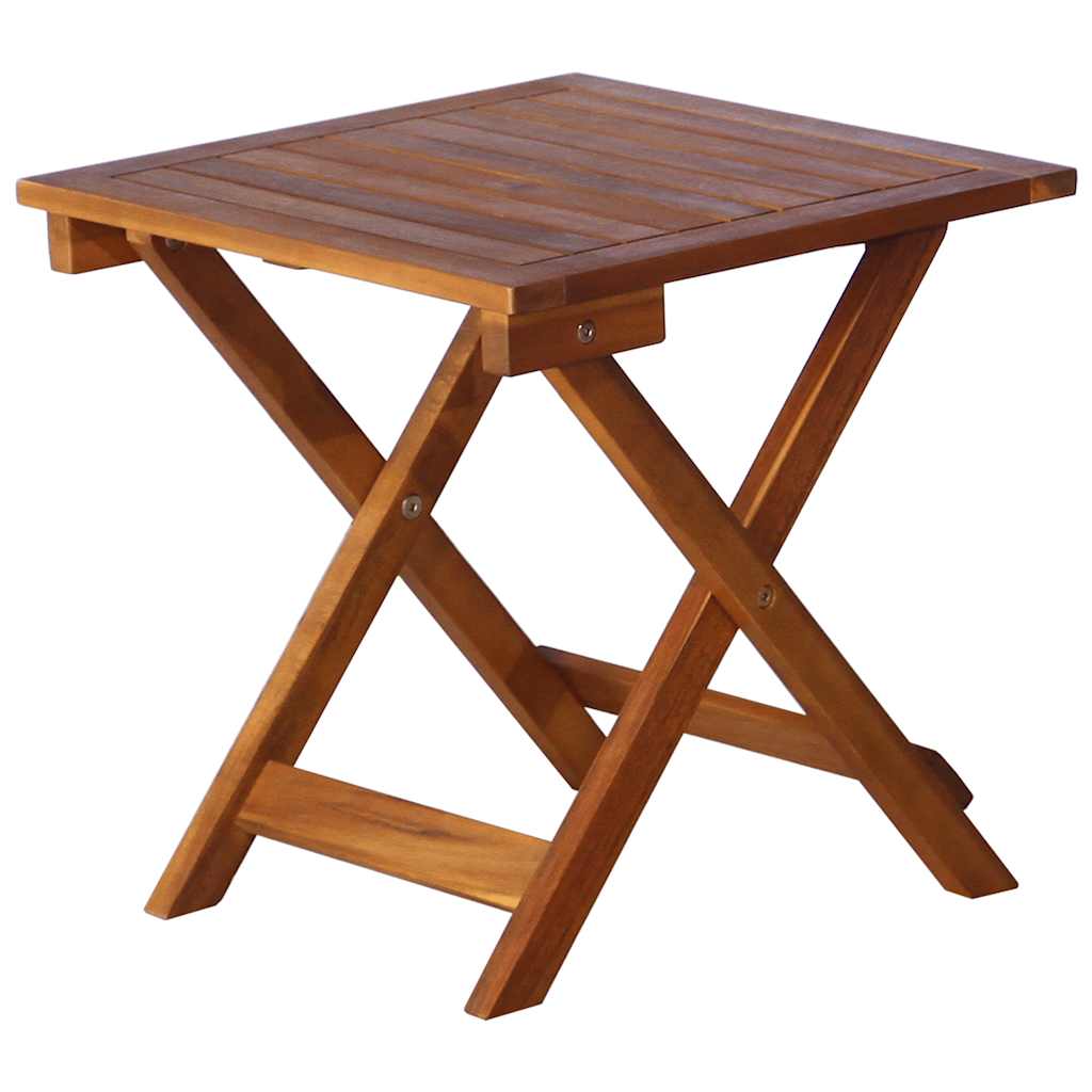 Chaises longues 2 pièces avec table et coussins en bois massif d'acacia