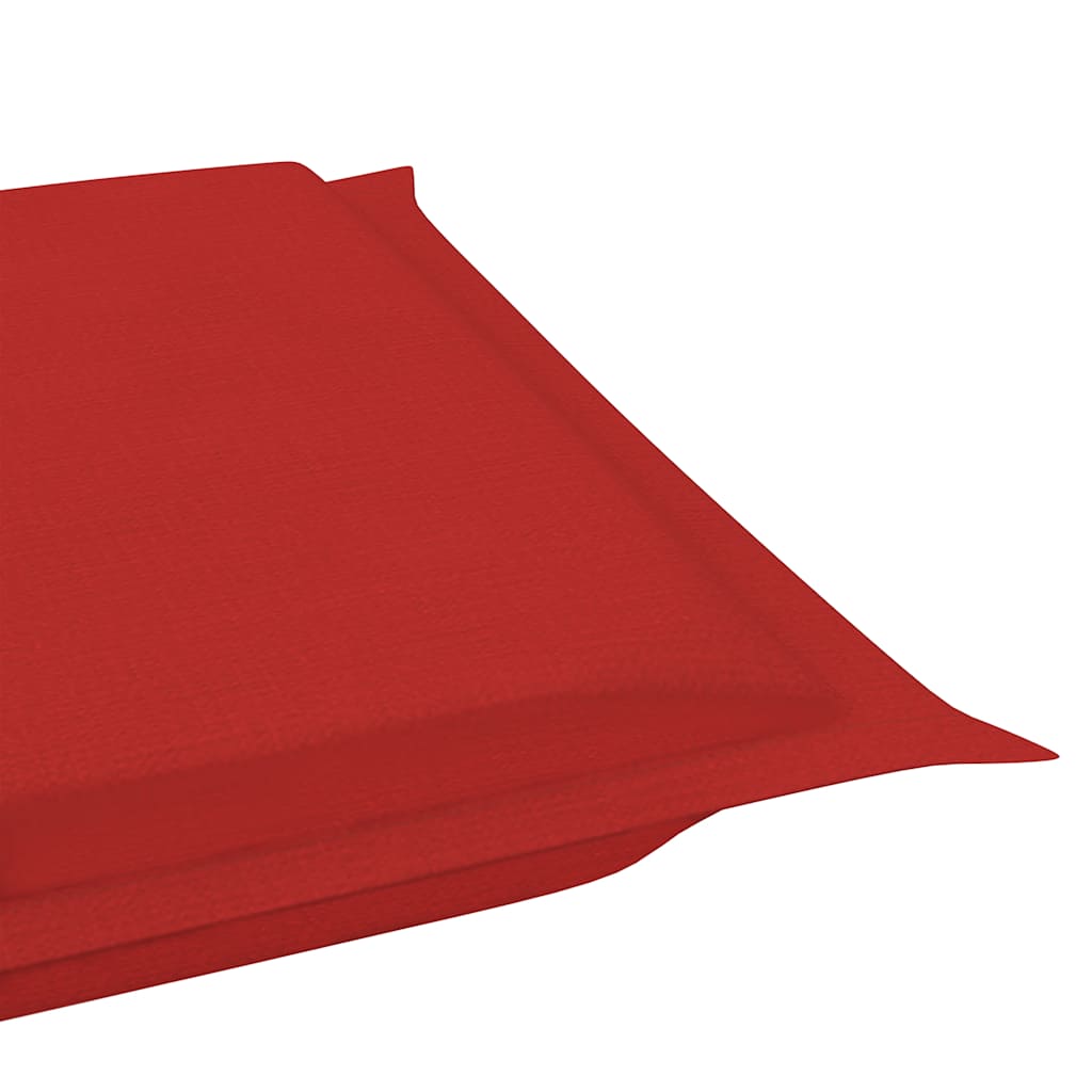 Sonnenliegen 2 Stk. mit Tisch und Auflagen Massivholz Akazie