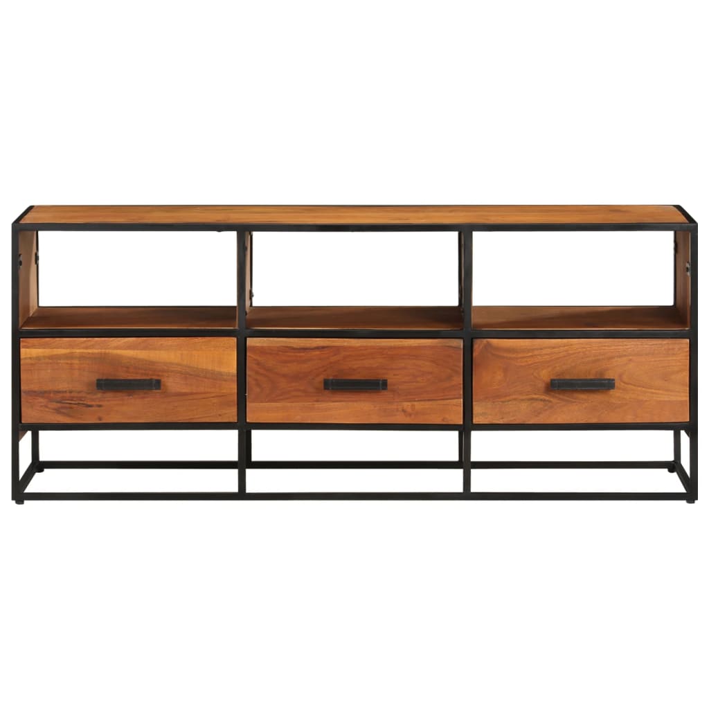 TV-Schrank 110x30x45 cm Massivholz Akazie