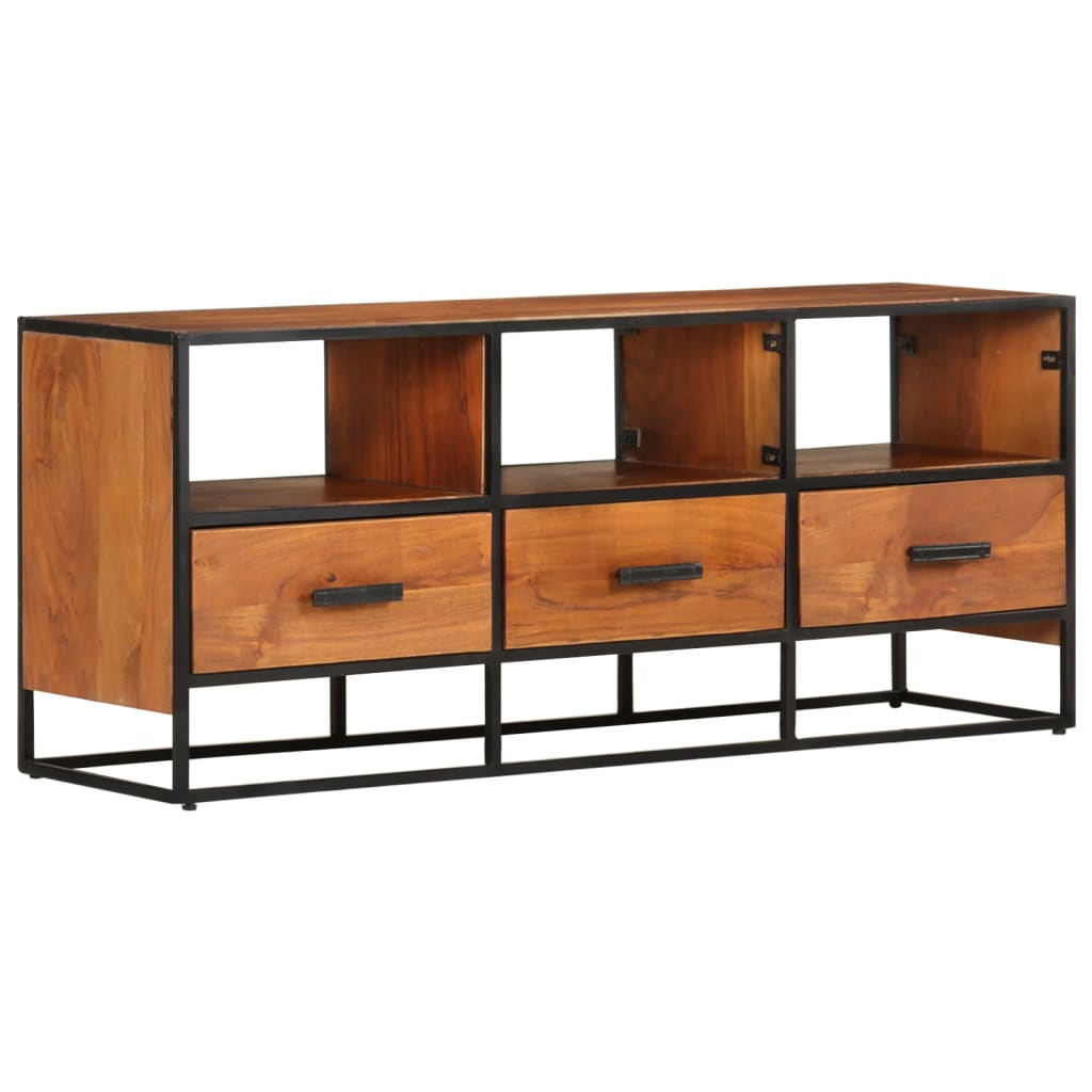 TV-Schrank 110x30x45 cm Massivholz Akazie