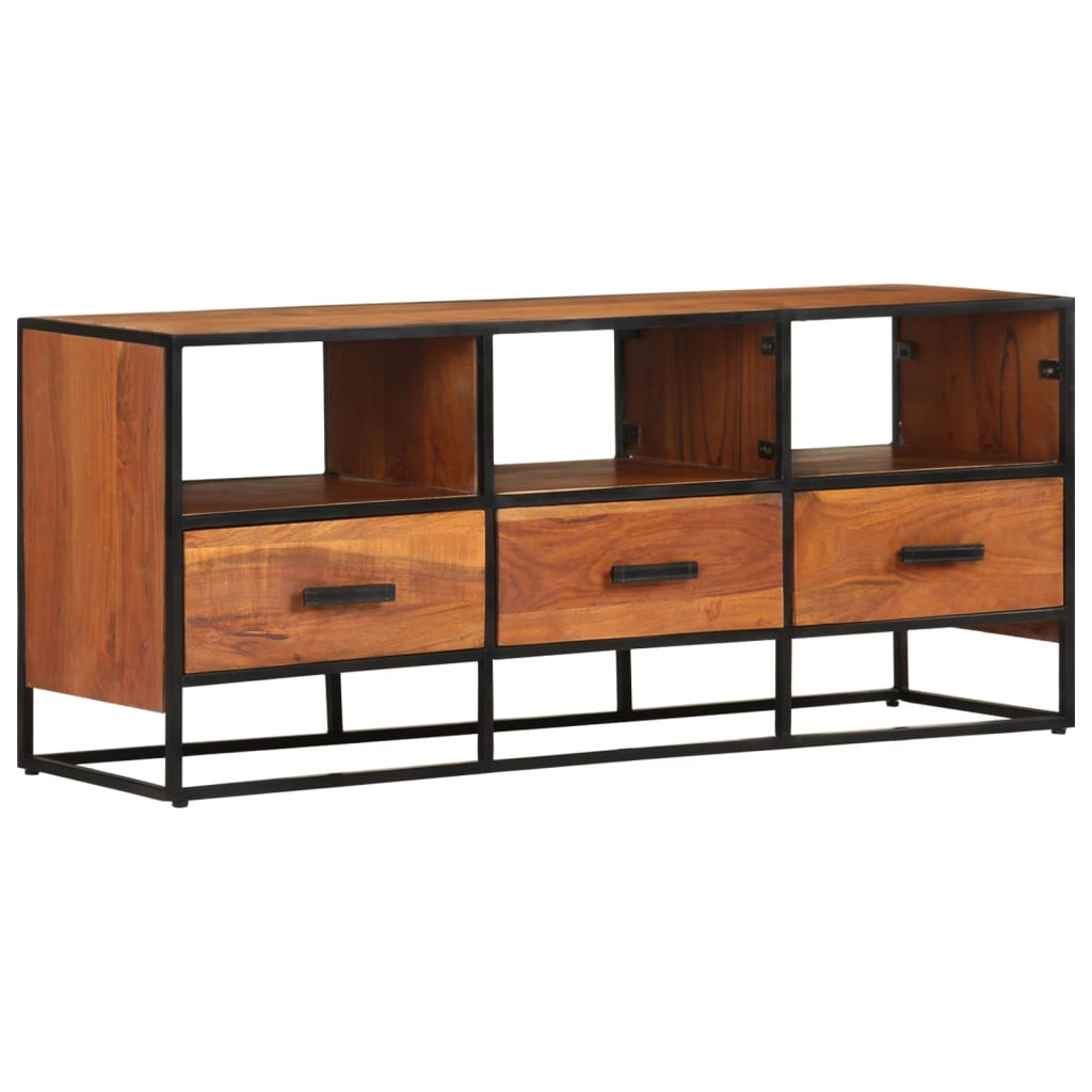 TV-Schrank 110x30x45 cm Massivholz Akazie