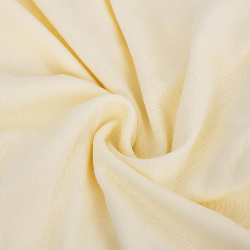 Stretch-Sofahusse Creme Polyester-Jersey