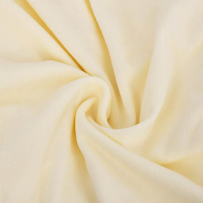 Stretch-Sofahusse Creme Polyester-Jersey