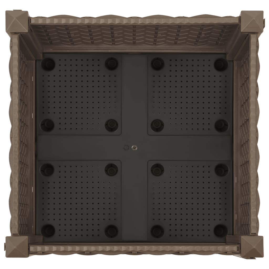 Jardinière surélevée 40x40x23 cm en polypropylène