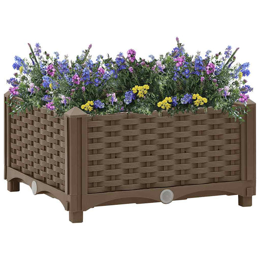 Jardinière surélevée 40x40x23 cm en polypropylène