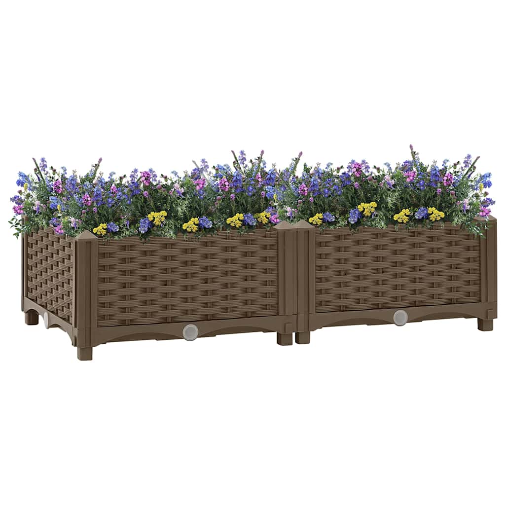 Hochbeet 80x40x23 cm Polypropylen