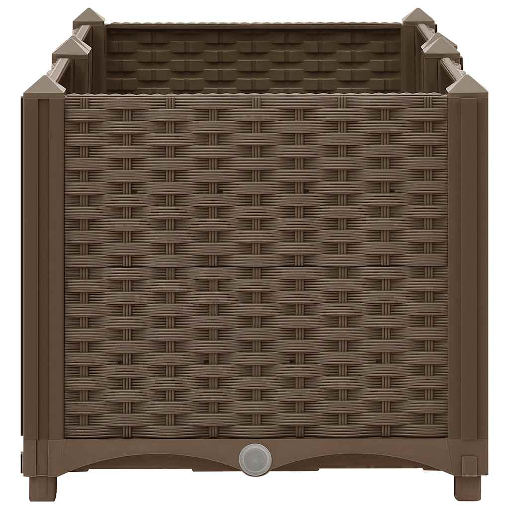 Jardinière surélevée 80x40x38 cm en polypropylène