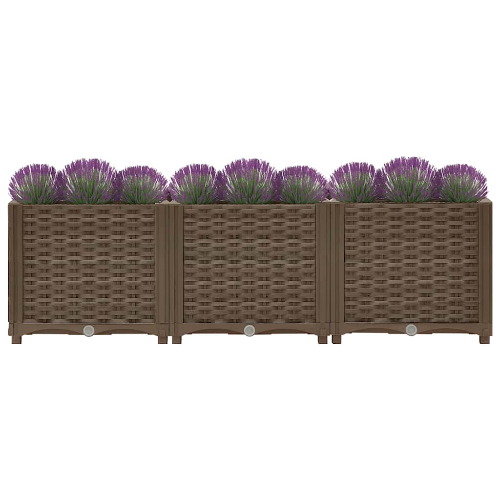 Hochbeet 120 x 40 x 38 cm Polypropylen