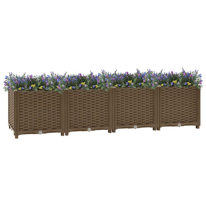 Hochbeet 160 x 40 x 38 cm Polypropylen