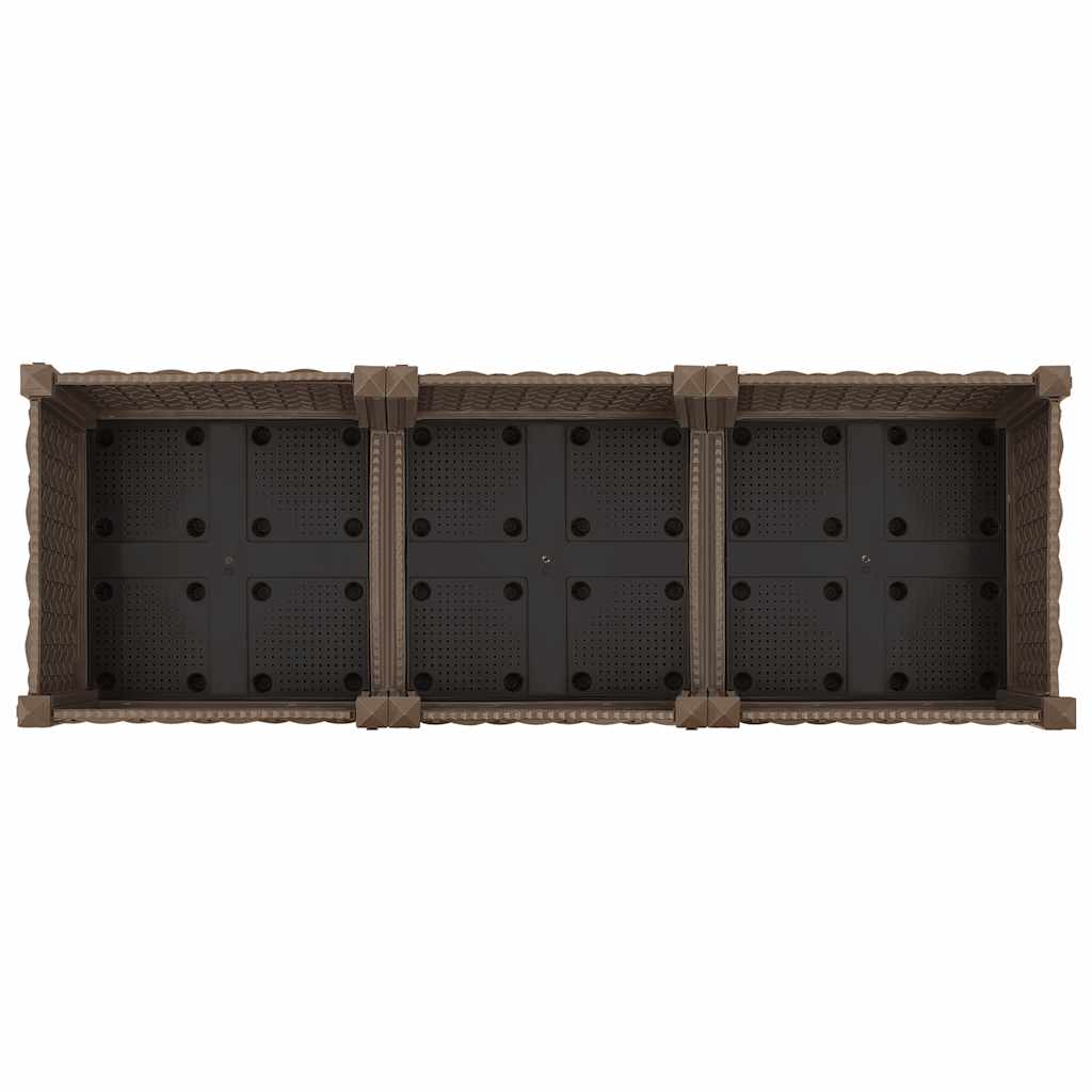 Hochbeet 120x40x71 cm Polypropylen