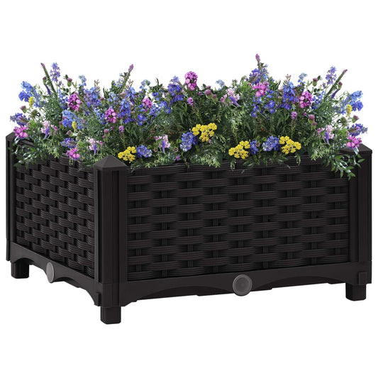 Jardinière surélevée 40x40x23 cm en polypropylène
