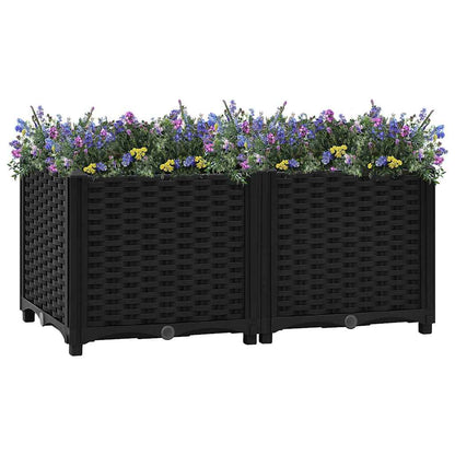 Hochbeet 80 x 40 x 38 cm Polypropylen