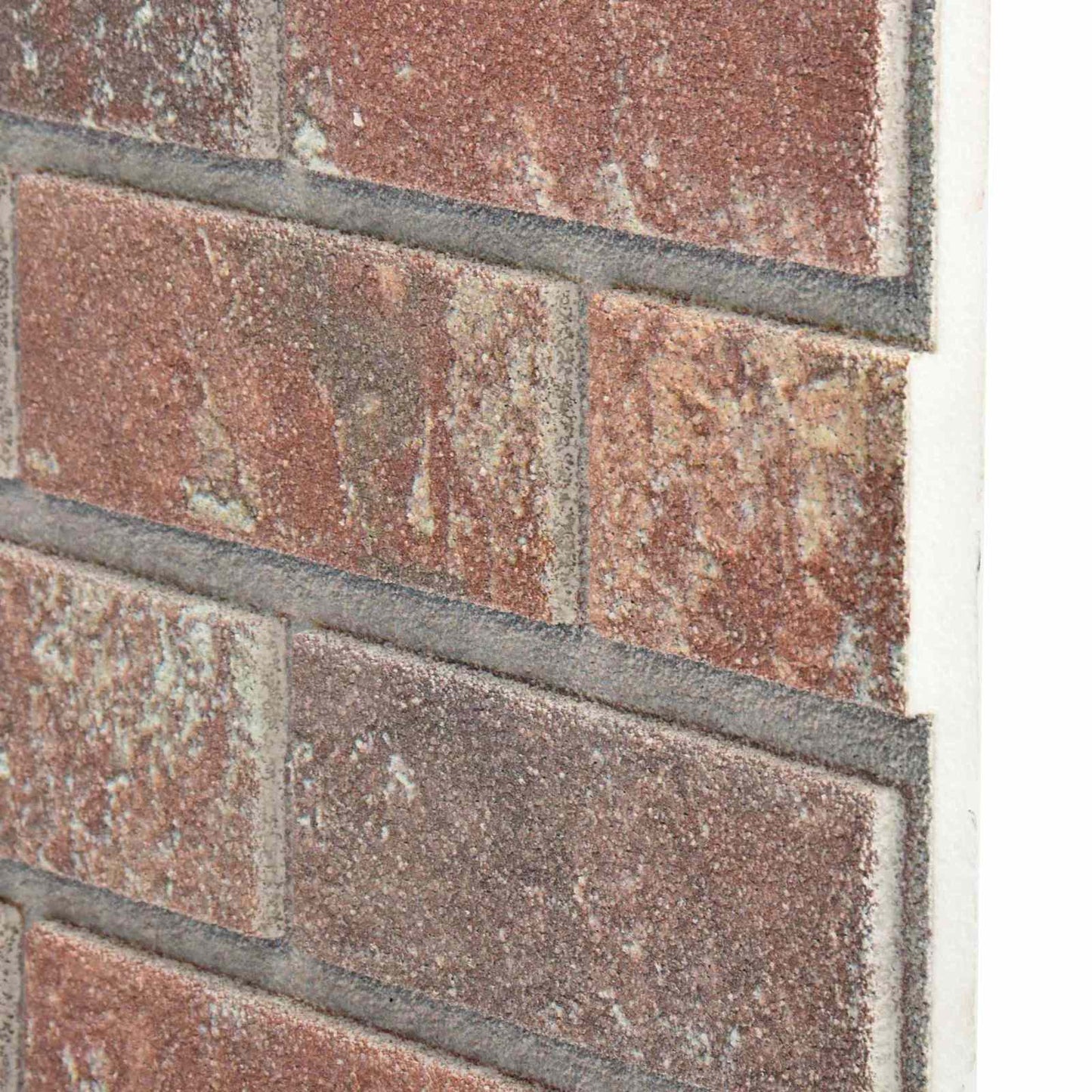 Wandpaneele 10 pcs Dunkelbraun und Grau 100 x 50 cm EPS-Schaum