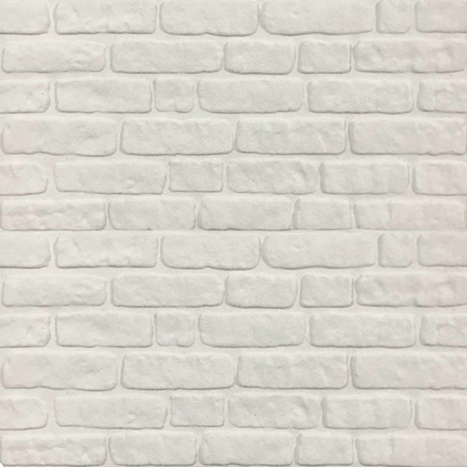 Wandpaneele 10 pcs Weiß 100 x 50 cm EPS-Schaum