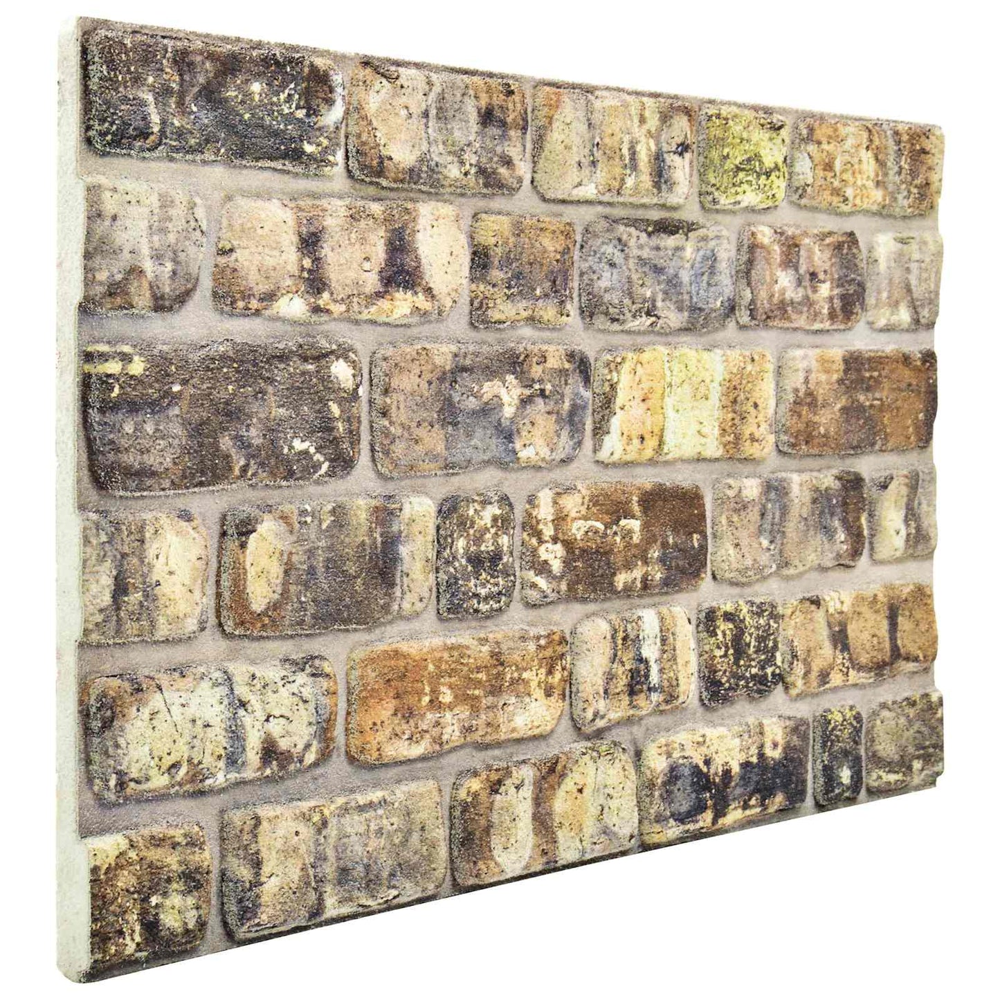 Wandpaneele 10 stk. 100 x 50 cm Mehrfarbig EPS-Schaum