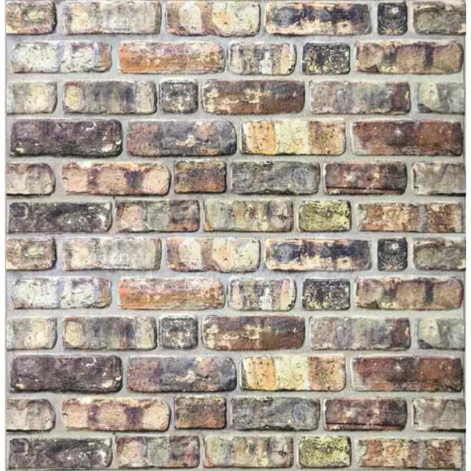 Wandpaneele 10 stk. 100 x 50 cm Mehrfarbig EPS-Schaum