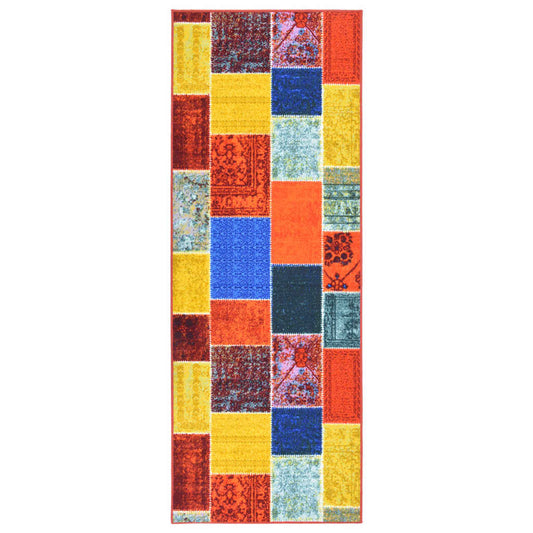 Teppichläufer Mehrfarbig 80x250 cm