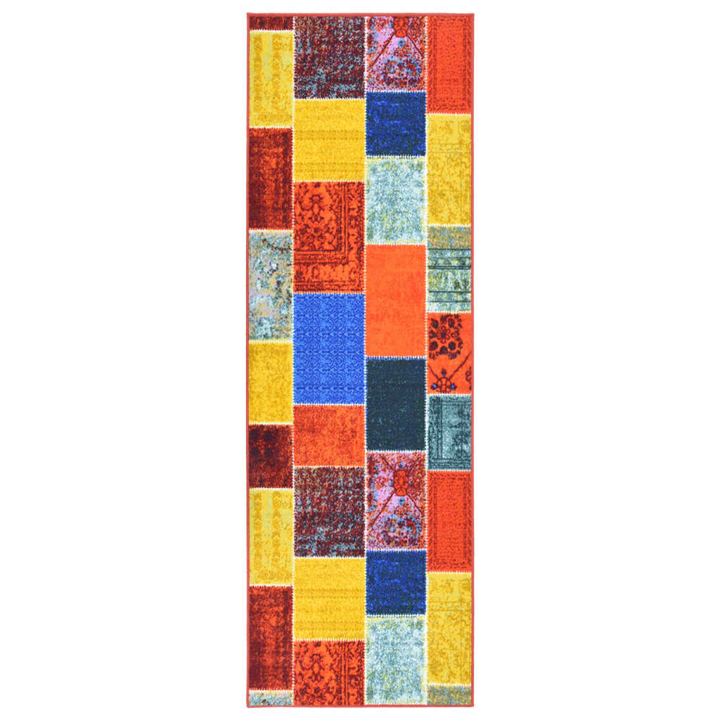 Teppichläufer Mehrfarbig 80x350 cm