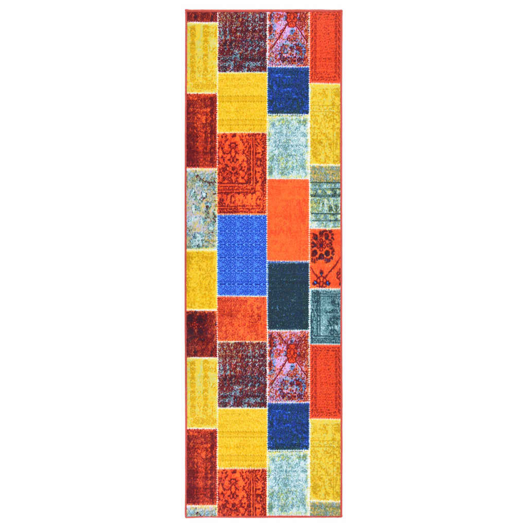 Teppichläufer Mehrfarbig 80x400 cm