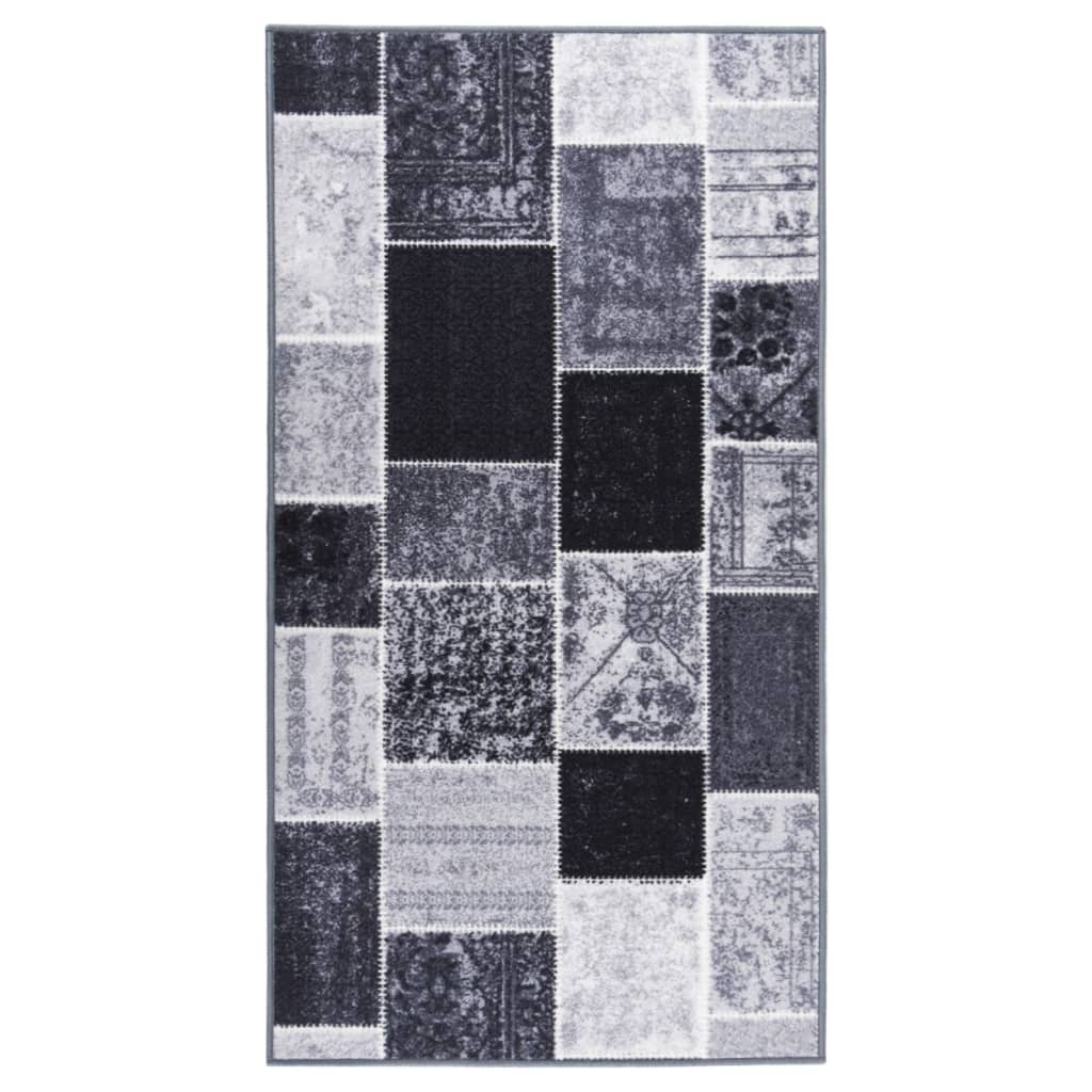 Teppichläufer Grau 80x200 cm
