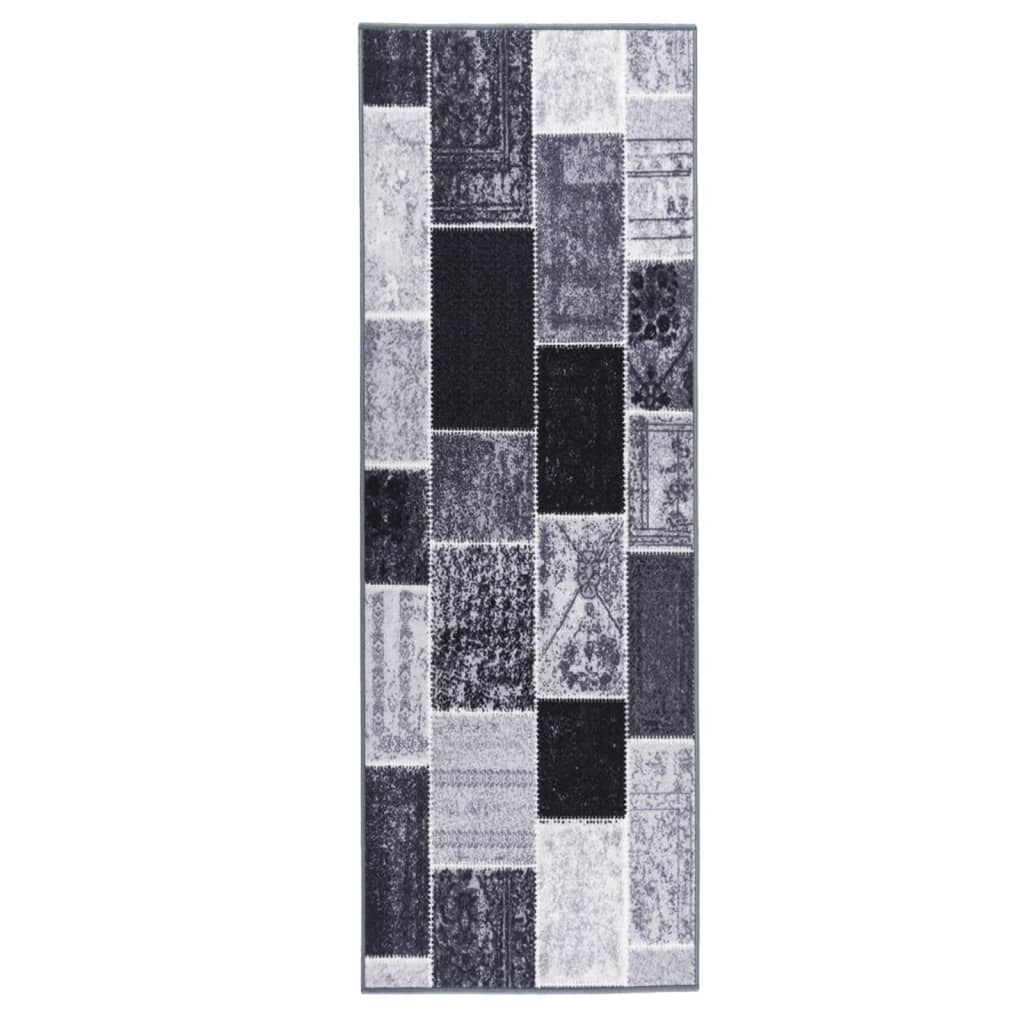 Teppichläufer Grau 80x300 cm