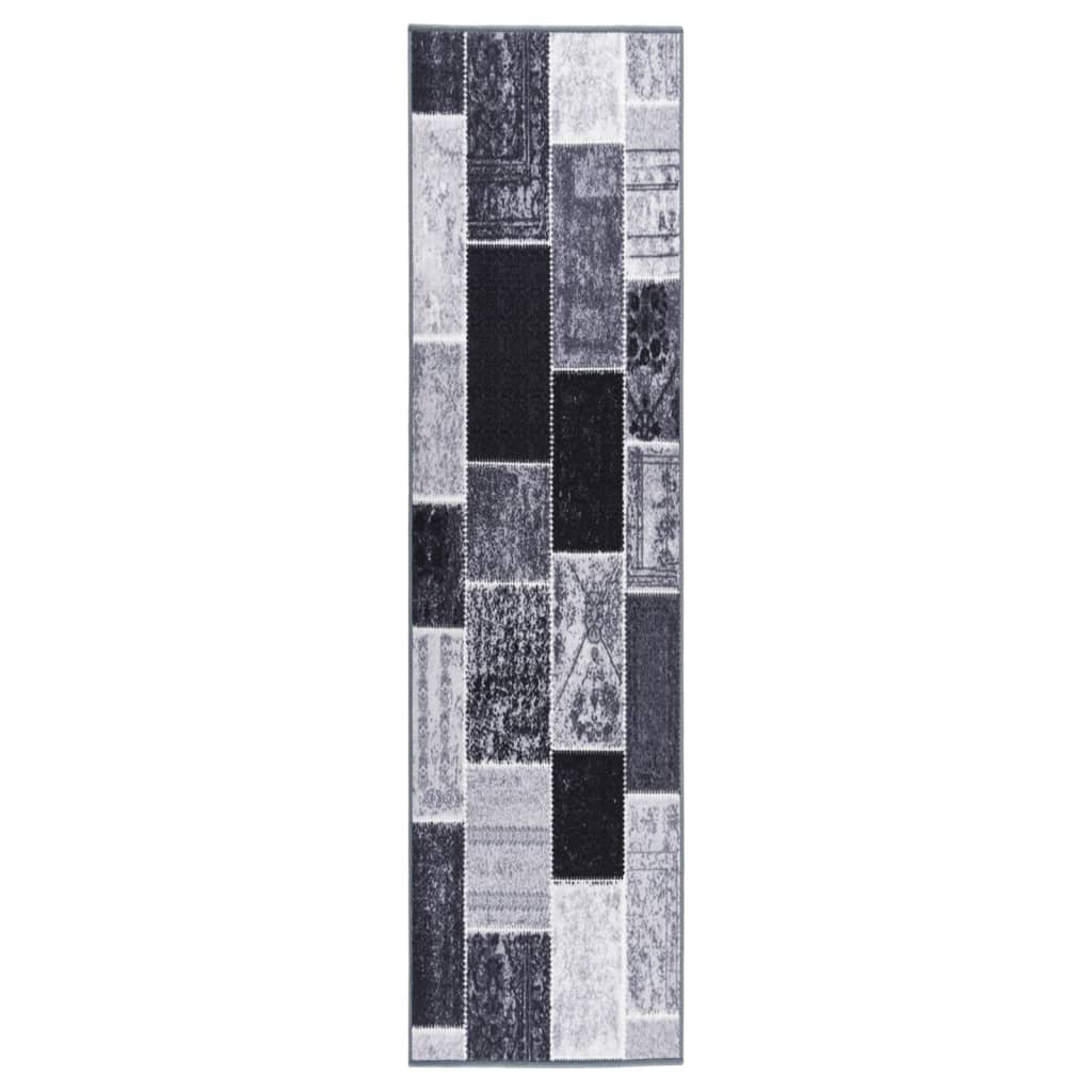 Teppichläufer Grau 80x350 cm