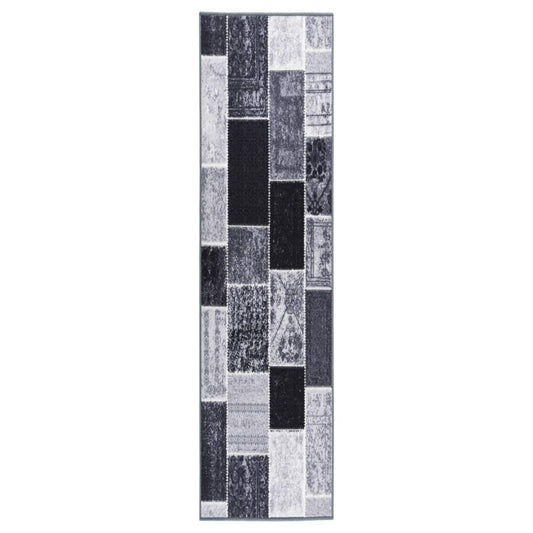 Teppichläufer Grau 80x350 cm