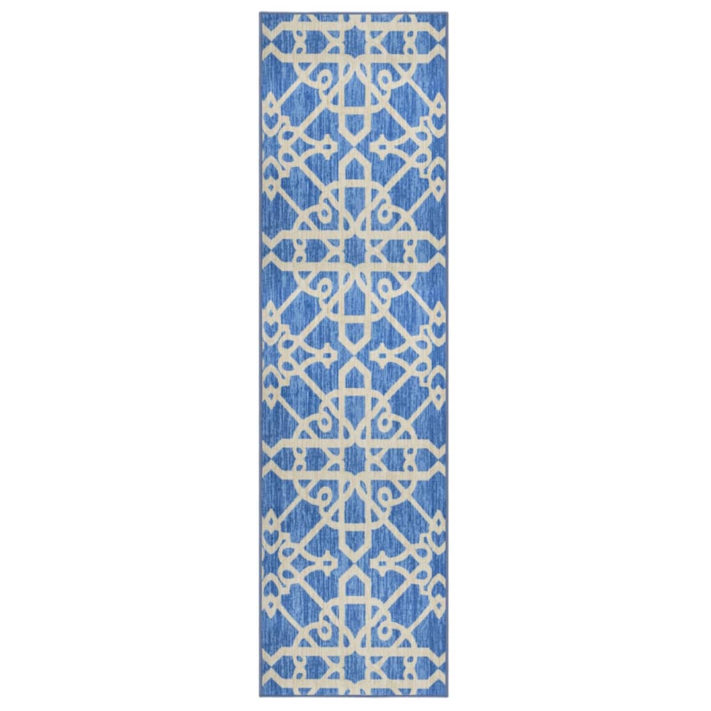 Teppichläufer Blau 80x300 cm