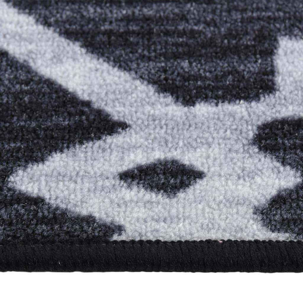 Teppichläufer Schwarz 80x200 cm