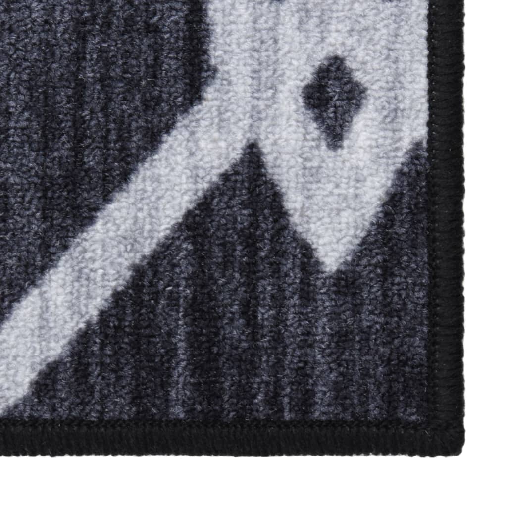 Teppichläufer Schwarz 80x250 cm