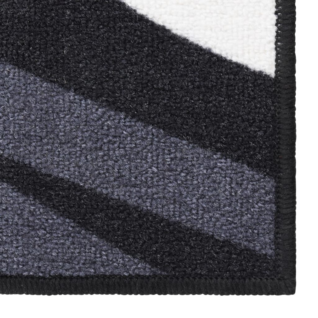 Teppichläufer Schwarz 80x100 cm