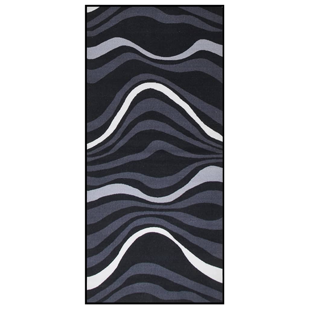 Teppichläufer Schwarz 80x200 cm