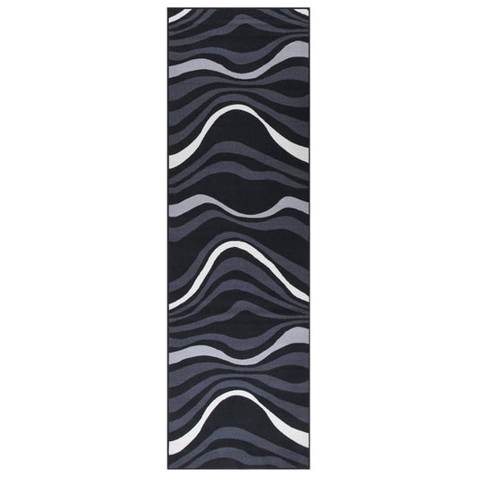 Teppichläufer Schwarz 80x300 cm
