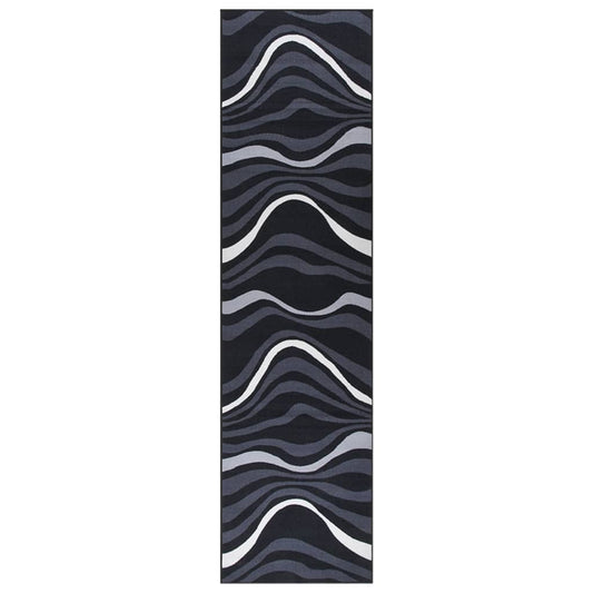 Teppichläufer Schwarz 80x350 cm