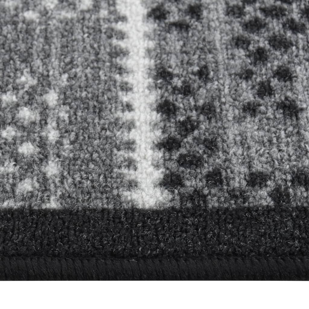 Teppichläufer Schwarz 80x300 cm