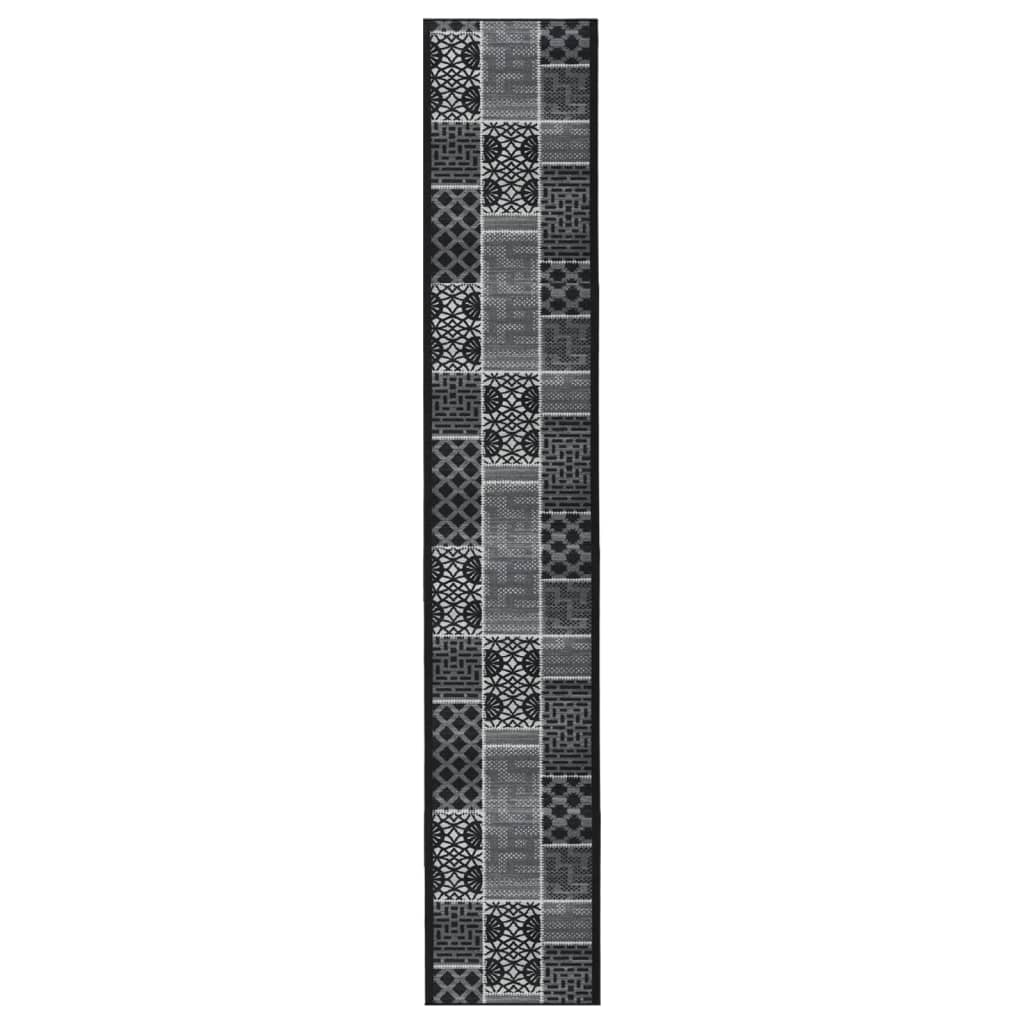 Teppichläufer Schwarz 80x600 cm