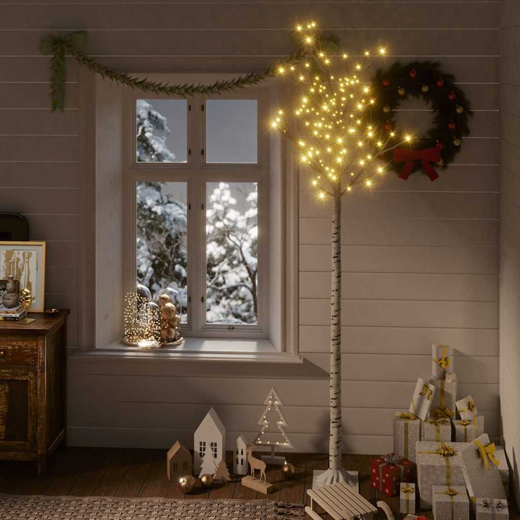 Weihnachtsbaum 220 LEDs 2,2 m Warmweiß Indoor Outdoor