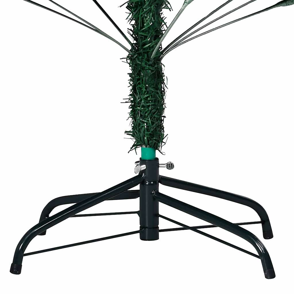 Künstlicher Weihnachtsbaum mit Beleuchtung & Kugeln Grün 240 cm