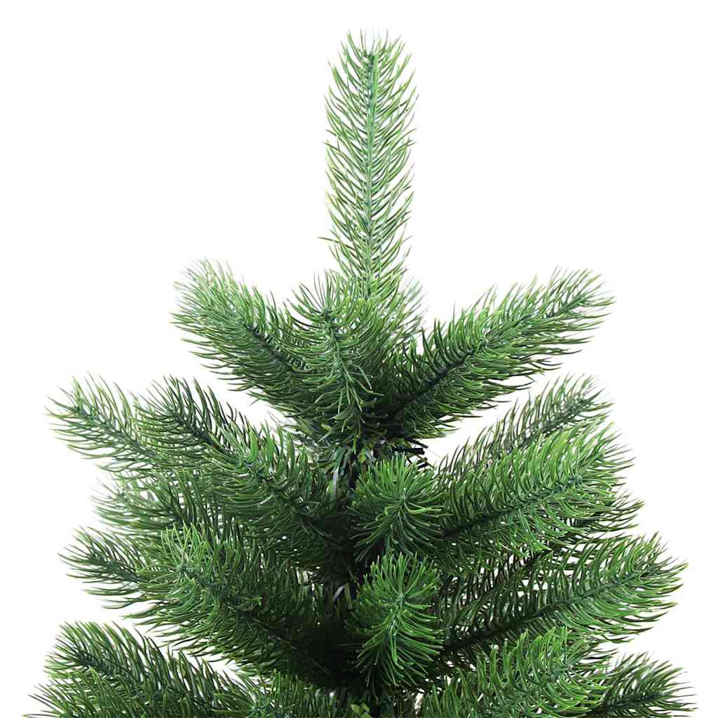 Künstlicher Weihnachtsbaum mit Beleuchtung & Kugeln 90 cm Grün