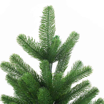Künstlicher Weihnachtsbaum mit Beleuchtung & Kugeln 150 cm Grün